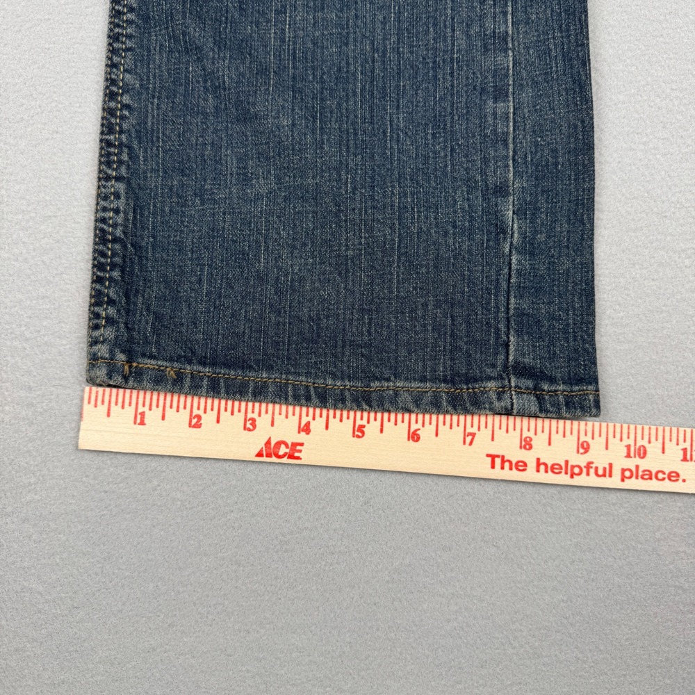 Signature Levi Strauss Gold Mens 34x30 Bootcut Jeans Blue Denim Western Cowboy - Picture 8 of 10